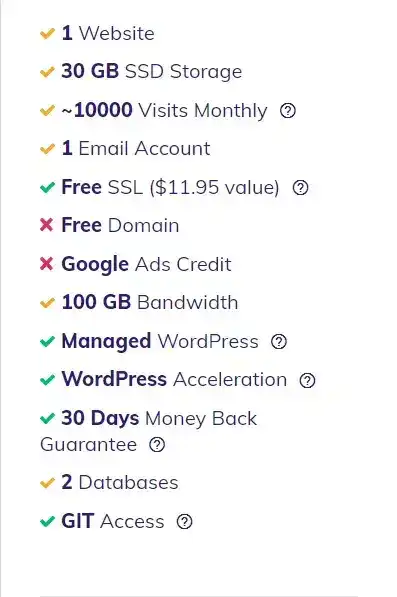 hostinger single shared hosting features