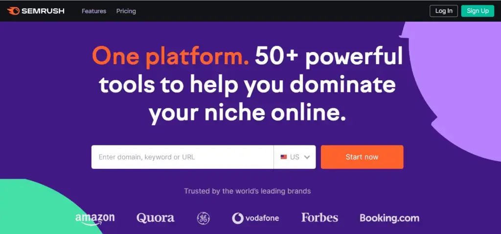semrush internet marketing tool