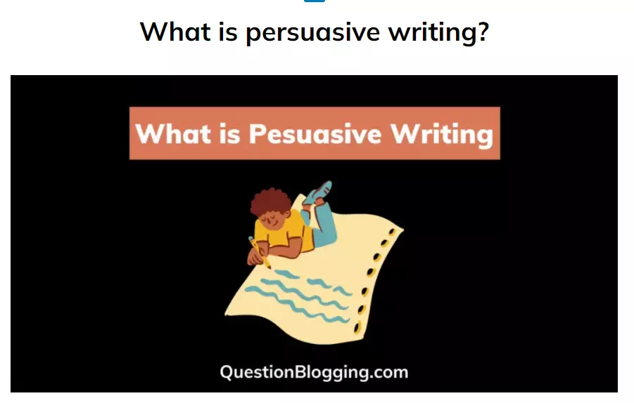 Use questions in your blog post to make it persuasive