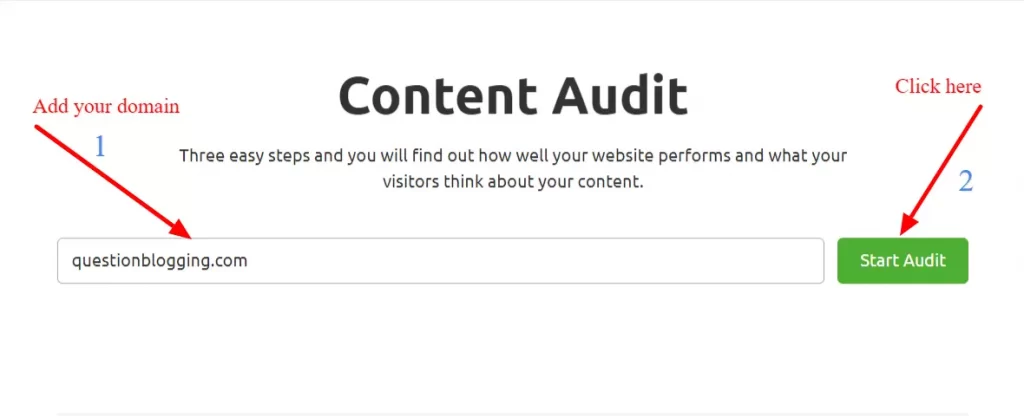 how to use content audit tool in semrush?
