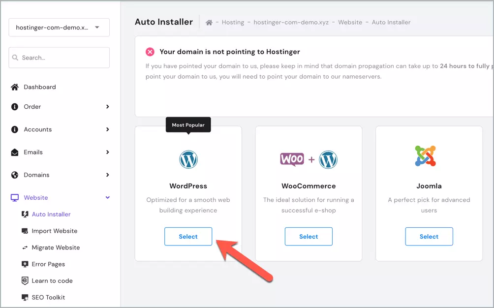 How to install WordPress on Hostinger hosting?