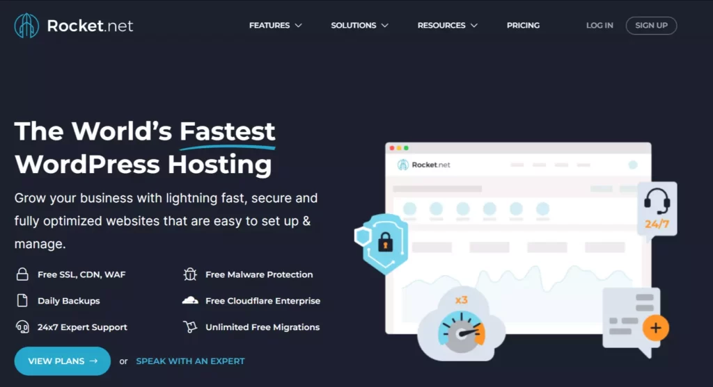 Rocket.net web hosting